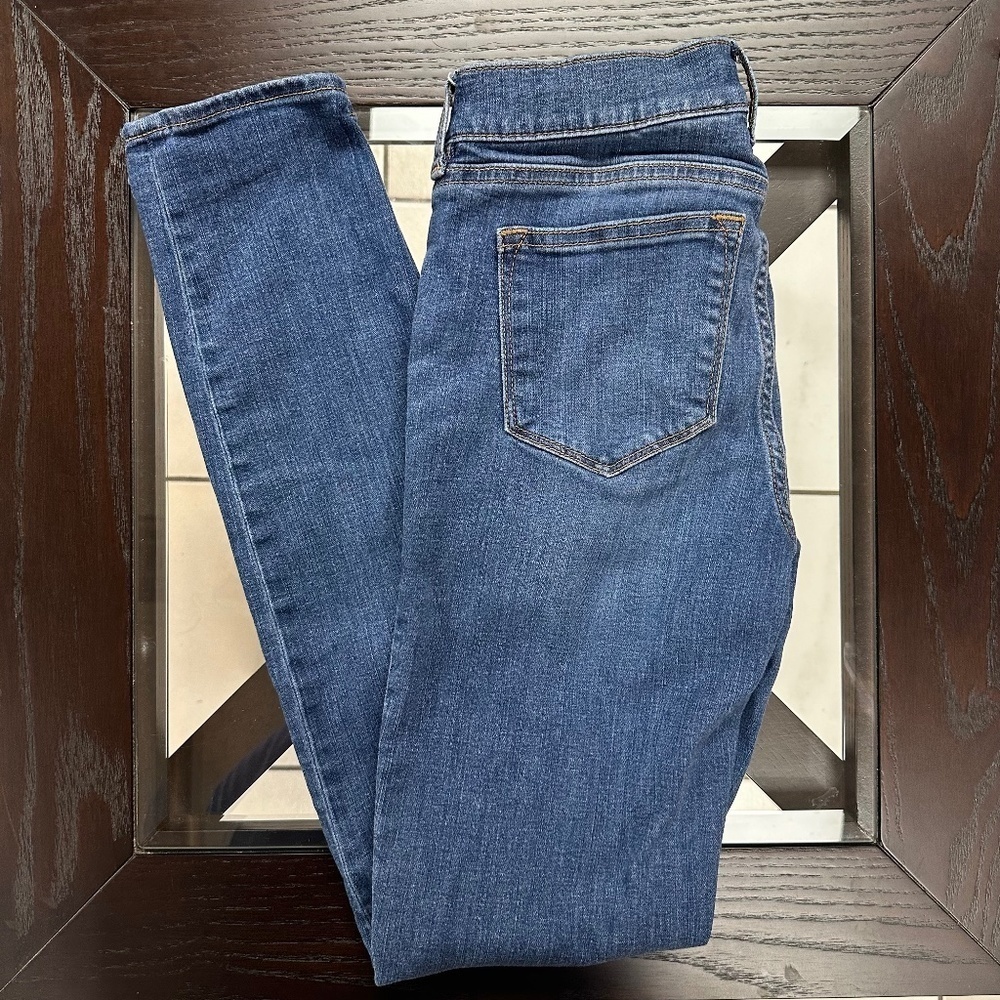 *J. CREW* Medium-Wash Denim Skinny Jeans Size 26/30